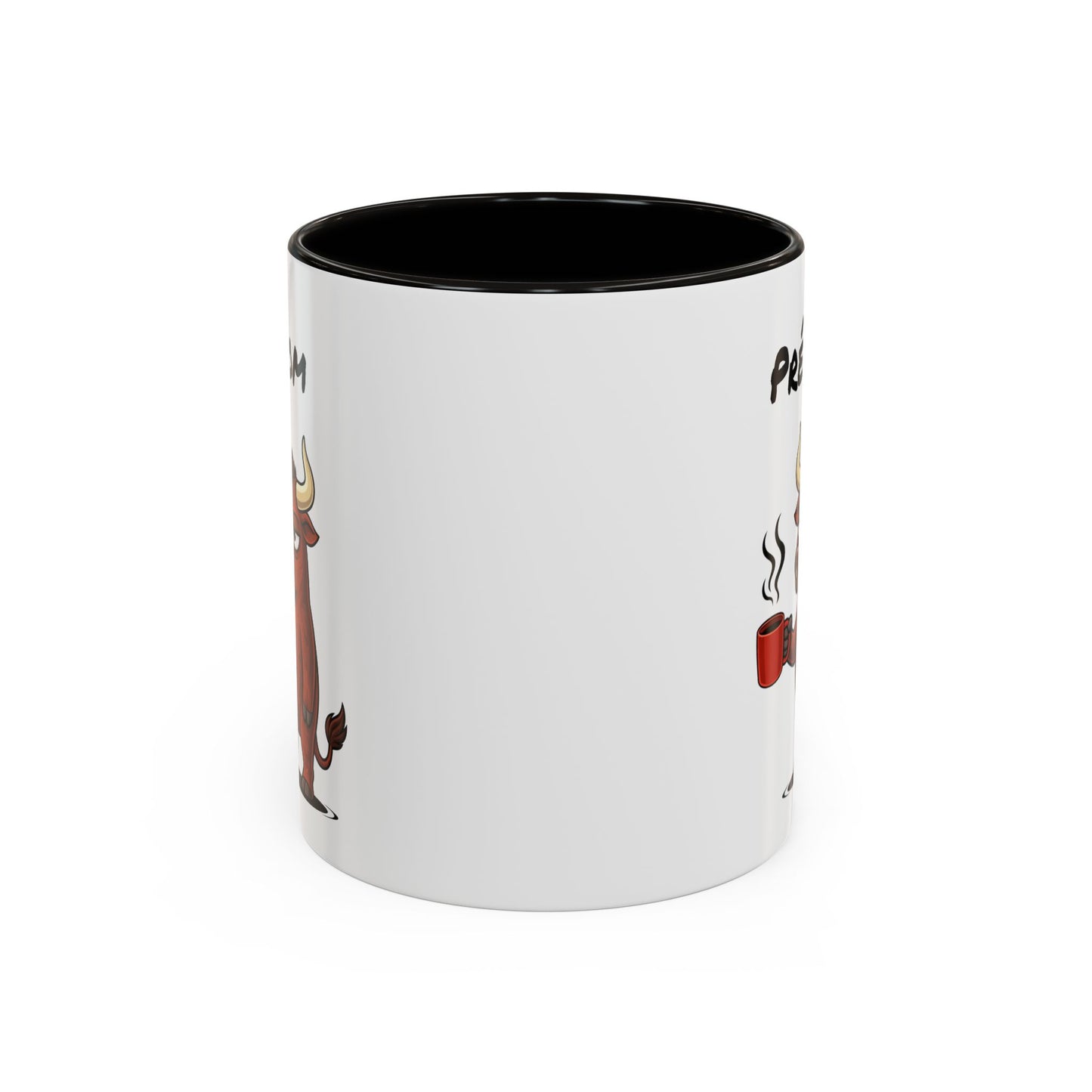 Mug Taureau Personnalisable 325ml – Tasse Café Humour Animal Signe Astrologique Taureau Drôle