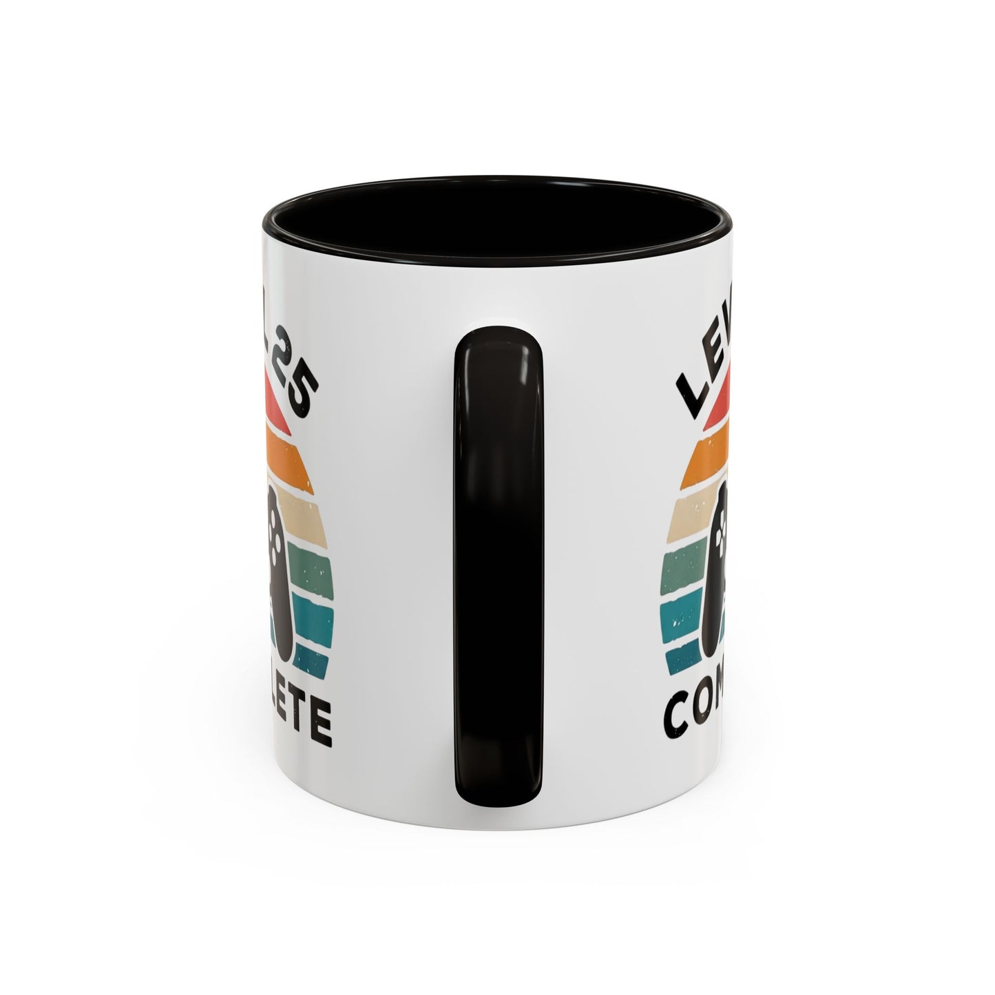 Tasse Level 25 Complète – Mug Gamer 25 Ans Homme Femme – Cadeau Anniversaire 25 Ans Gaming Console 325 ml