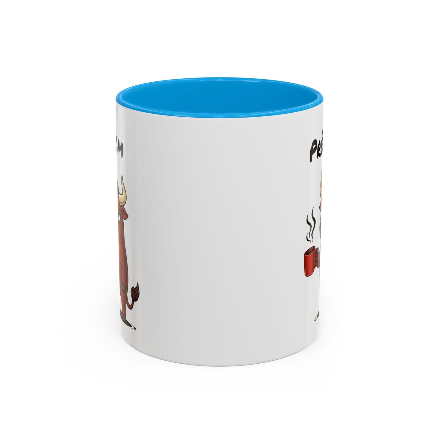 Mug Taureau Personnalisable 325ml – Tasse Café Humour Animal Signe Astrologique Taureau Drôle