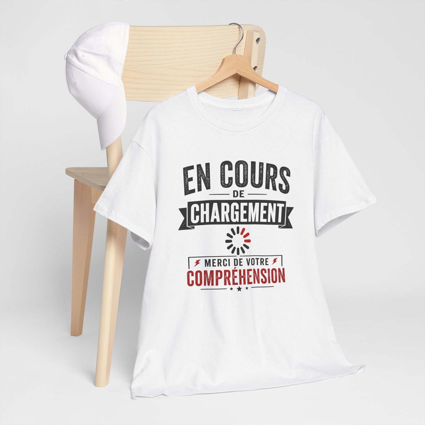 T-Shirt Humour En Cours de Chargement – Tee Shirt Drôle Bug Patience Geek Informatique Adulte Idée Cadeau