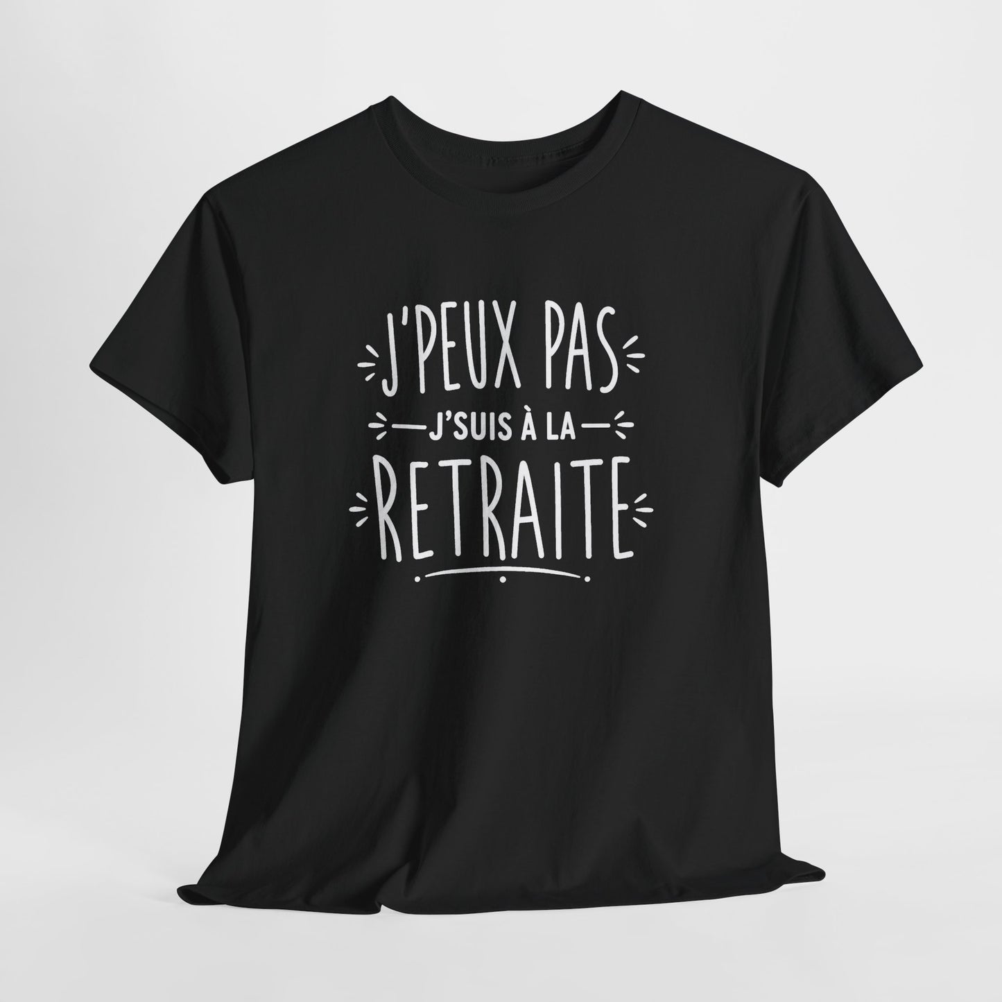 Tee Shirt Homme et Femme Retraite Retraité Humour Départ Collègue Travail Idée Cadeau Originale
