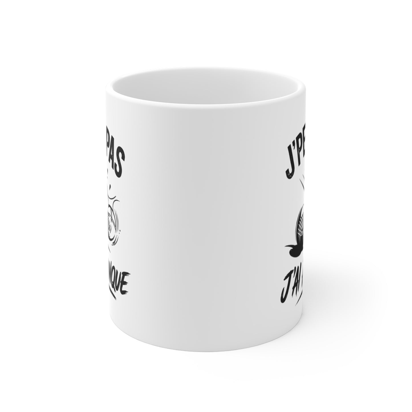 Tasse J’Peux Pas J’Ai Pétanque – Mug Humour Joueur de Boules – Cadeau Pétanque Homme Femme 325ml