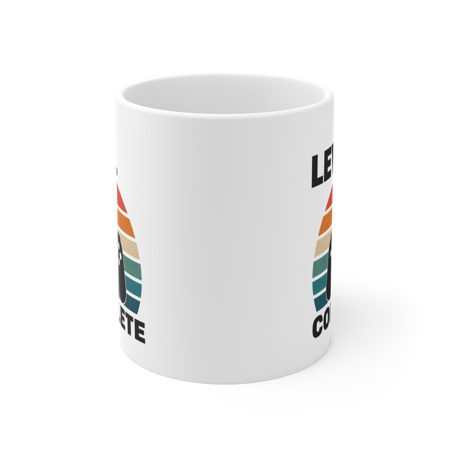 Tasse Level (Âge) Complète Personnalisable – Mug Gamer Vintage avec Manette – Cadeau Jeux Vidéo Homme Femme 325 ml