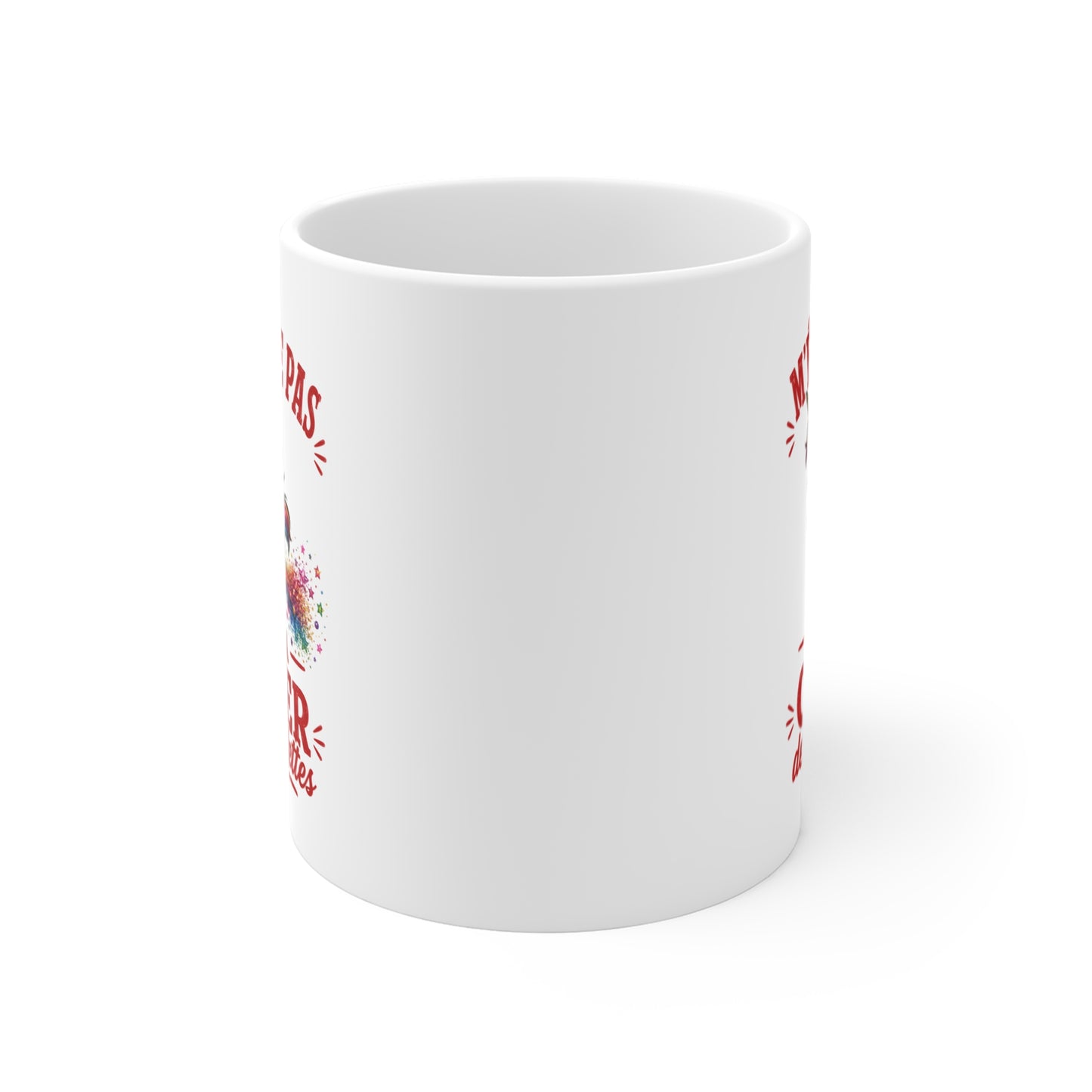 Tasse Licorne Humour – M'Énerve Pas Ça Va Chier des Paillettes – Mug Drôle Cadeau Femme 325 ml