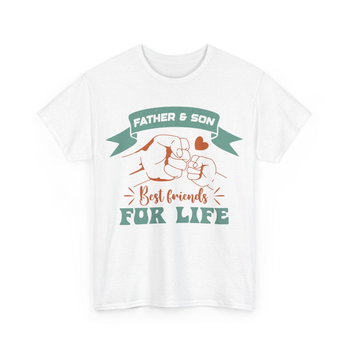 Tee shirt Father & Son best friends for life idée cadeau papa fils  pour homme