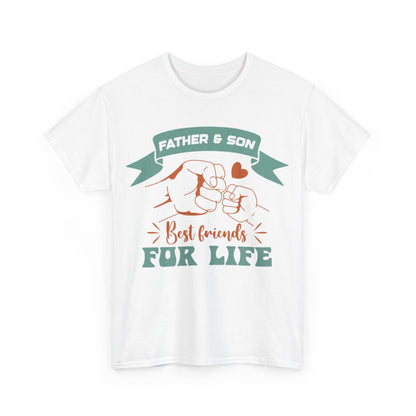 Tee shirt Father & Son best friends for life idée cadeau papa fils  pour homme
