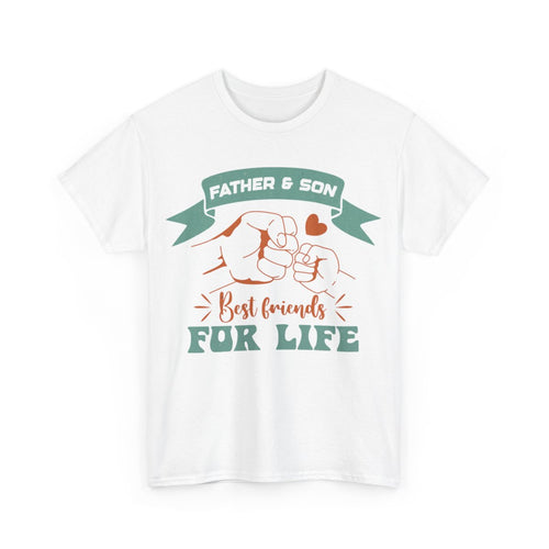 Tee shirt Father & Son best friends for life idée cadeau papa fils  pour homme