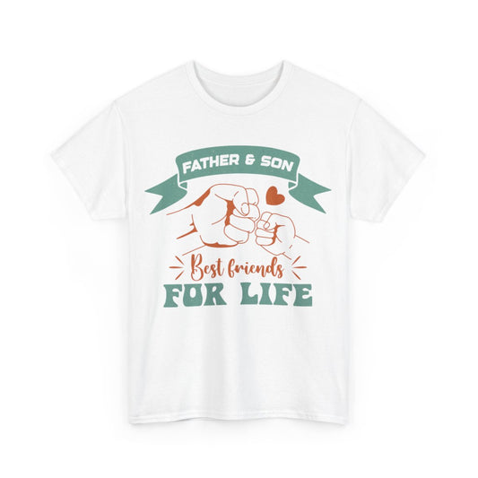 Tee shirt Father & Son best friends for life idée cadeau papa fils  pour homme