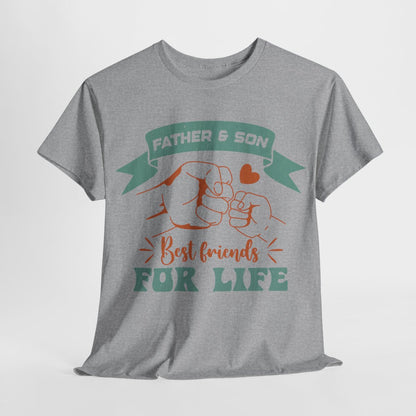 Tee shirt Father & Son best friends for life idée cadeau papa fils  pour homme