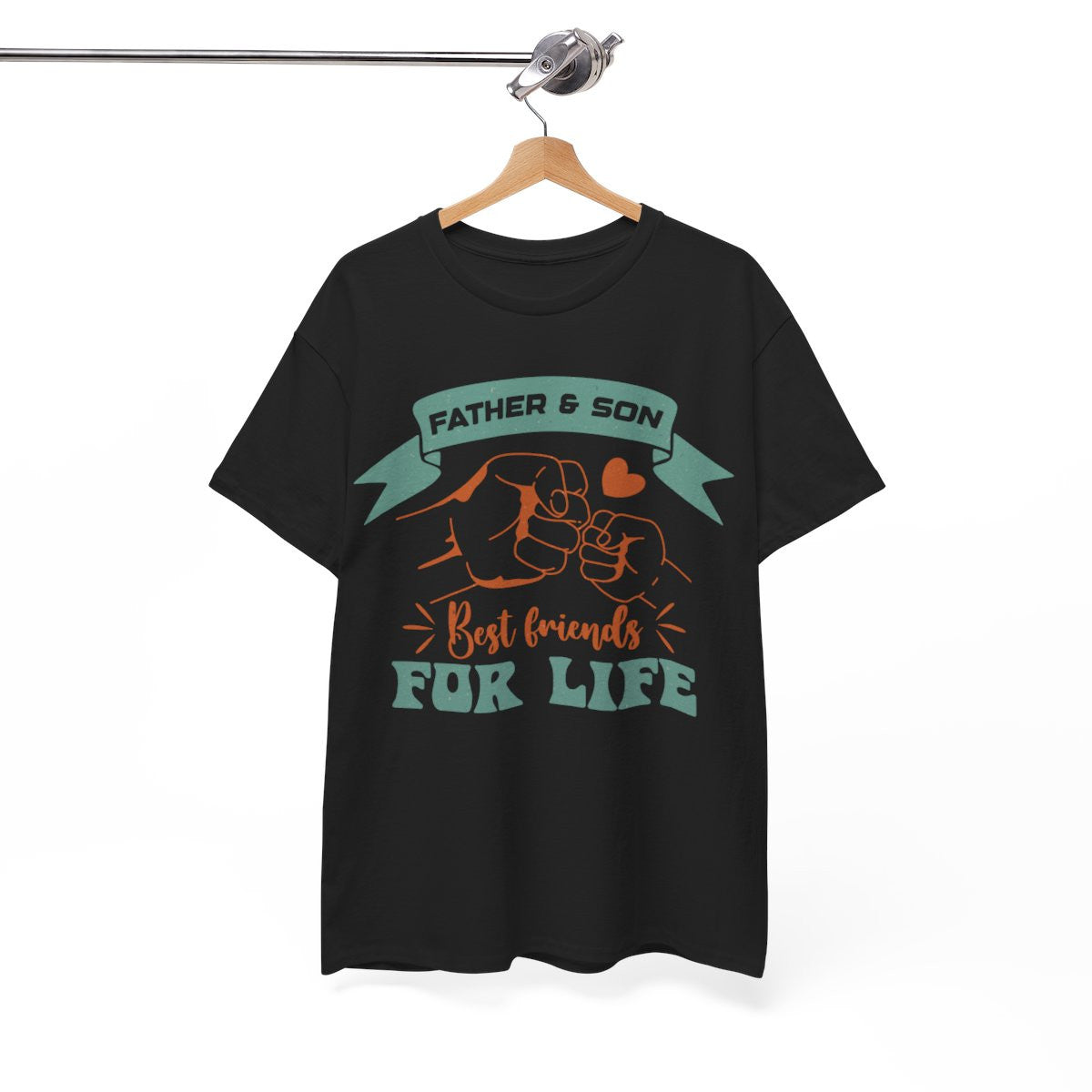 Tee shirt Father & Son best friends for life idée cadeau papa fils  pour homme