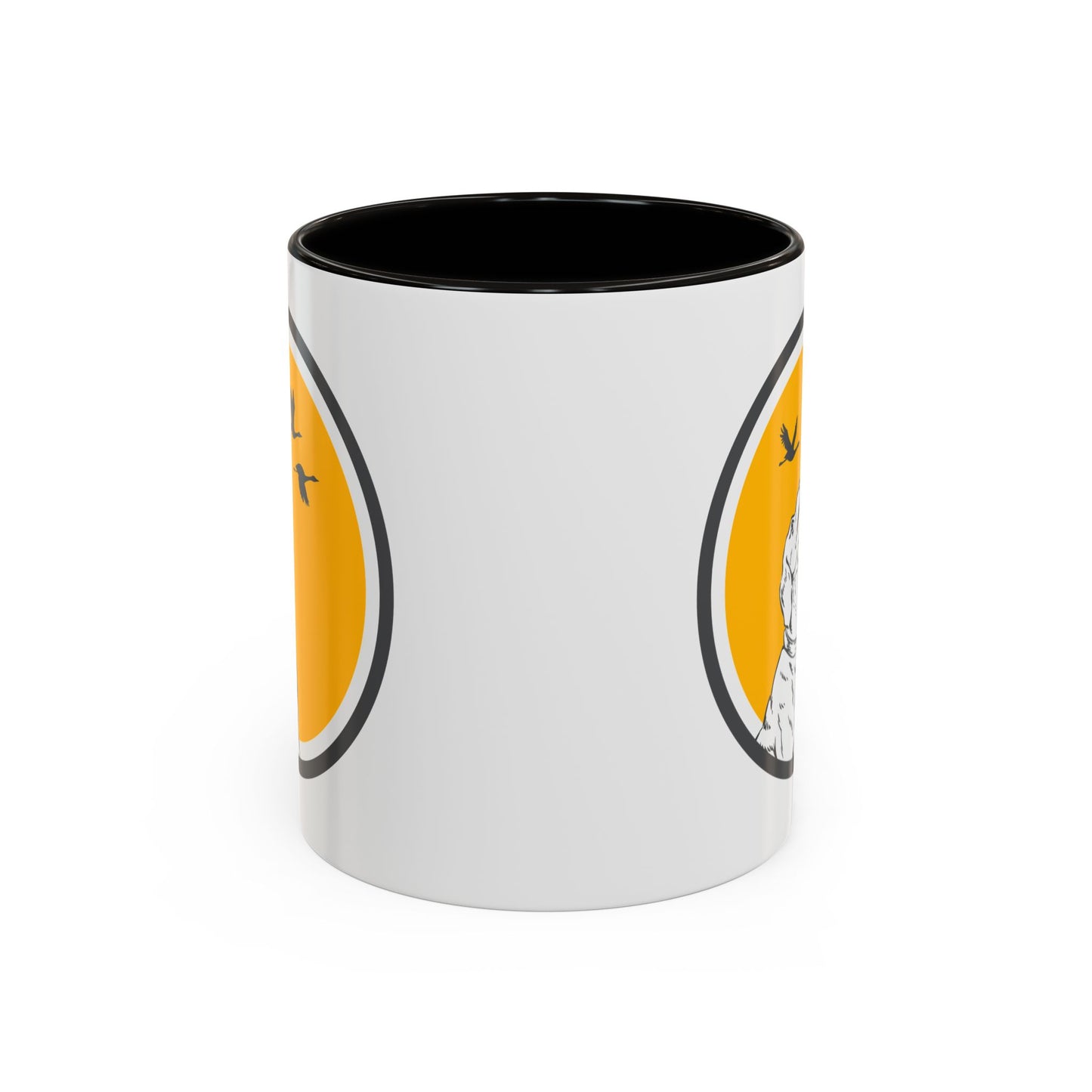 Mug Labrador Homme et Femme – Tasse Chien pour Maître et Maîtresse – Cadeau Amoureux du Labrador – Idée Cadeau Propriétaire de Chien Passionné Nature – 325 ml Noir Bleu Rouge