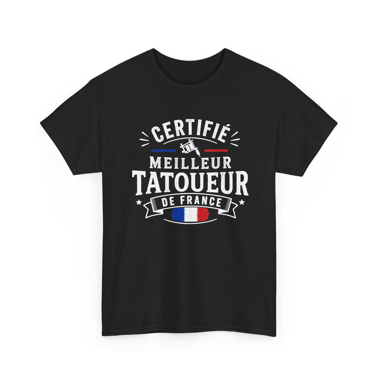 Tee Shirt Homme Tatoueur Cadeau Métier Tattoo Artiste Tatouage Professionnel Humour France