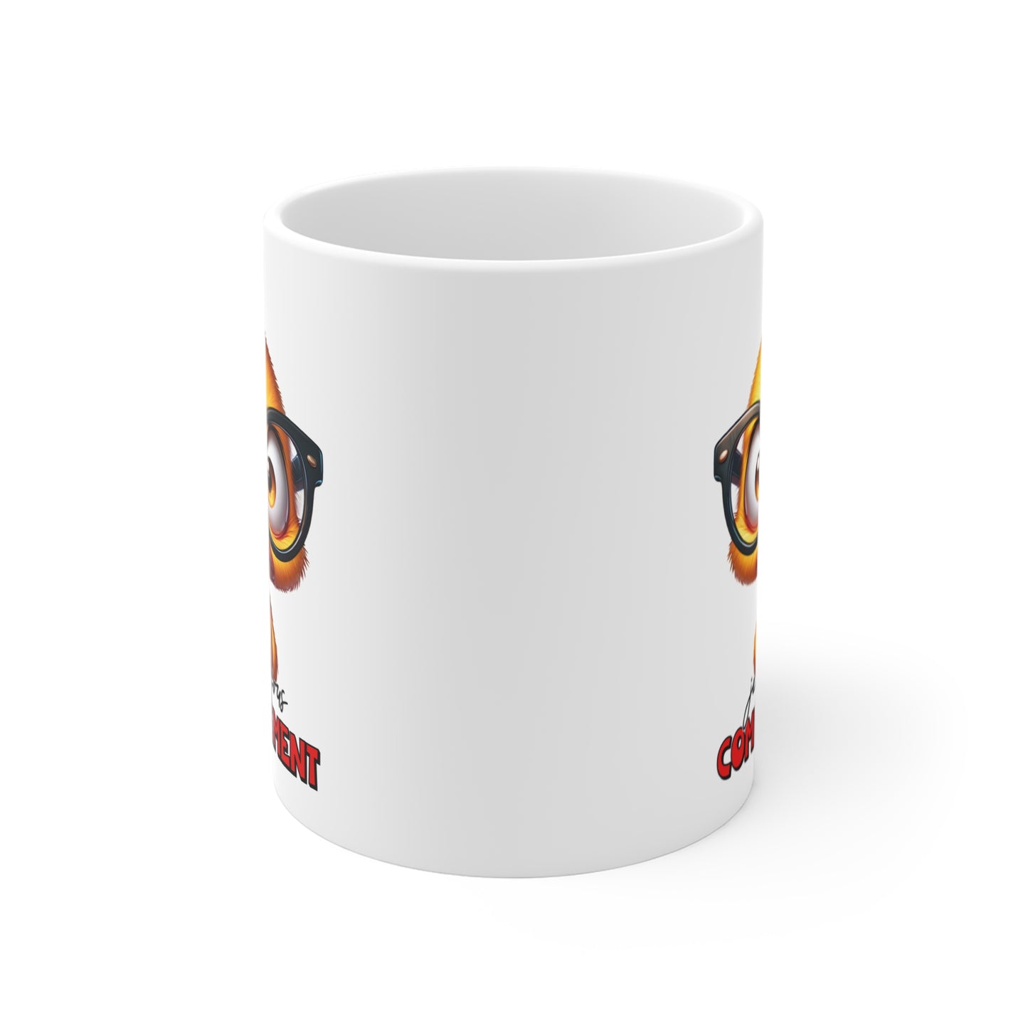 Tasse Je M’En Fous Complètement – Mug Canard Humour Drôle – Cadeau Homme Femme 325ml
