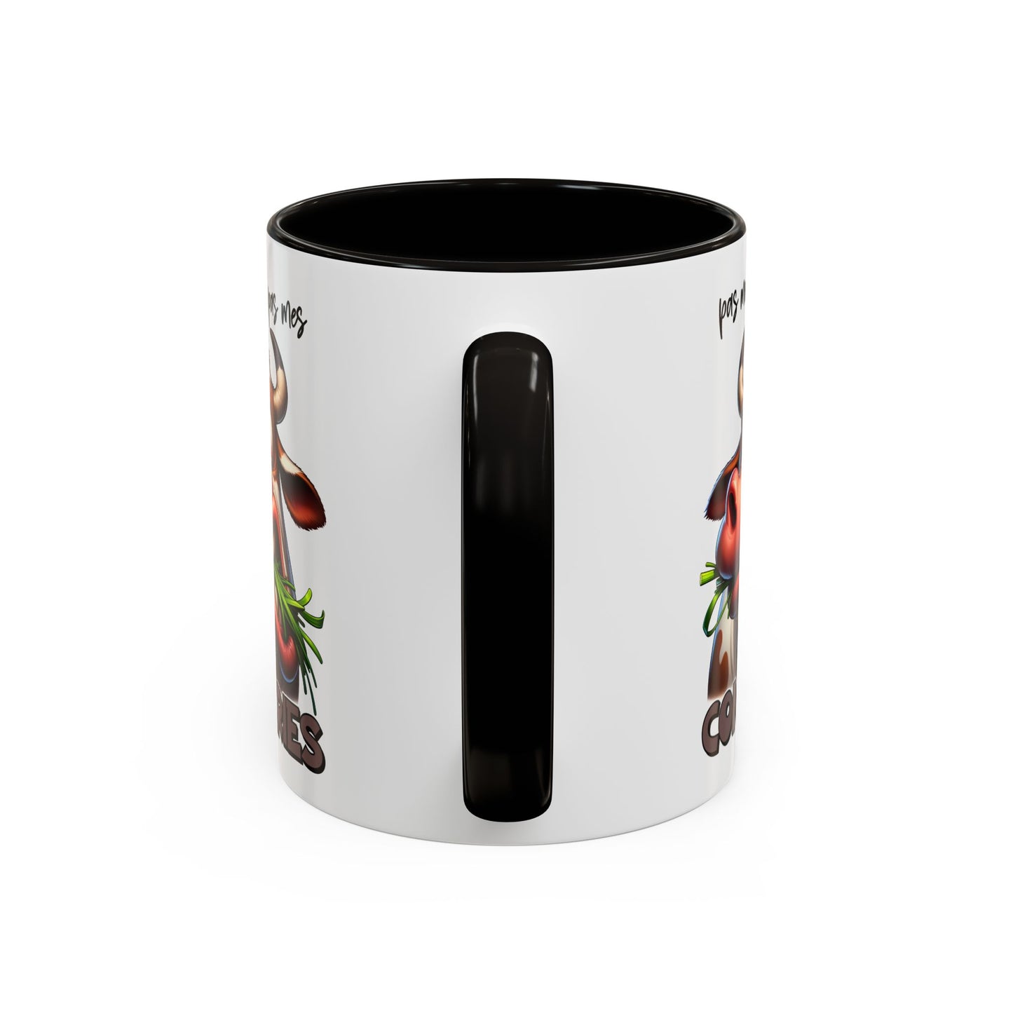 Tasse Pas Mon Pré Pas Mes Conneries – Mug Humour Vache Drôle Sarcastique 325ml