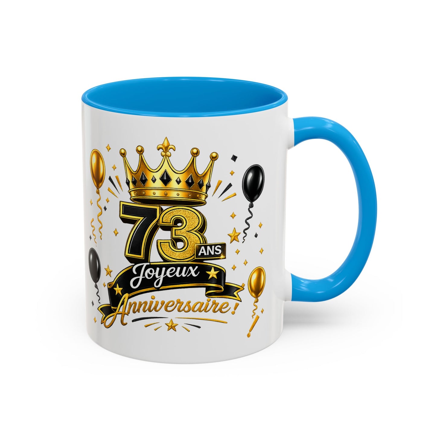 Mug Joyeux 73 Ans – Tasse Anniversaire 73 Ans – Cadeau Original pour Femme Homme – Idée Cadeau 73e Anniversaire