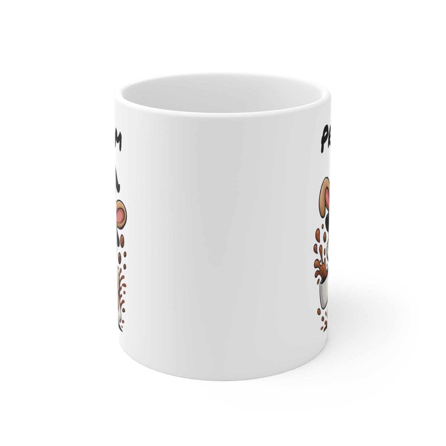 Tasse Personnalisable Lapin Sorcier Café – Mug Prénom Halloween Mignon 325ml – Cadeau Original Animaux