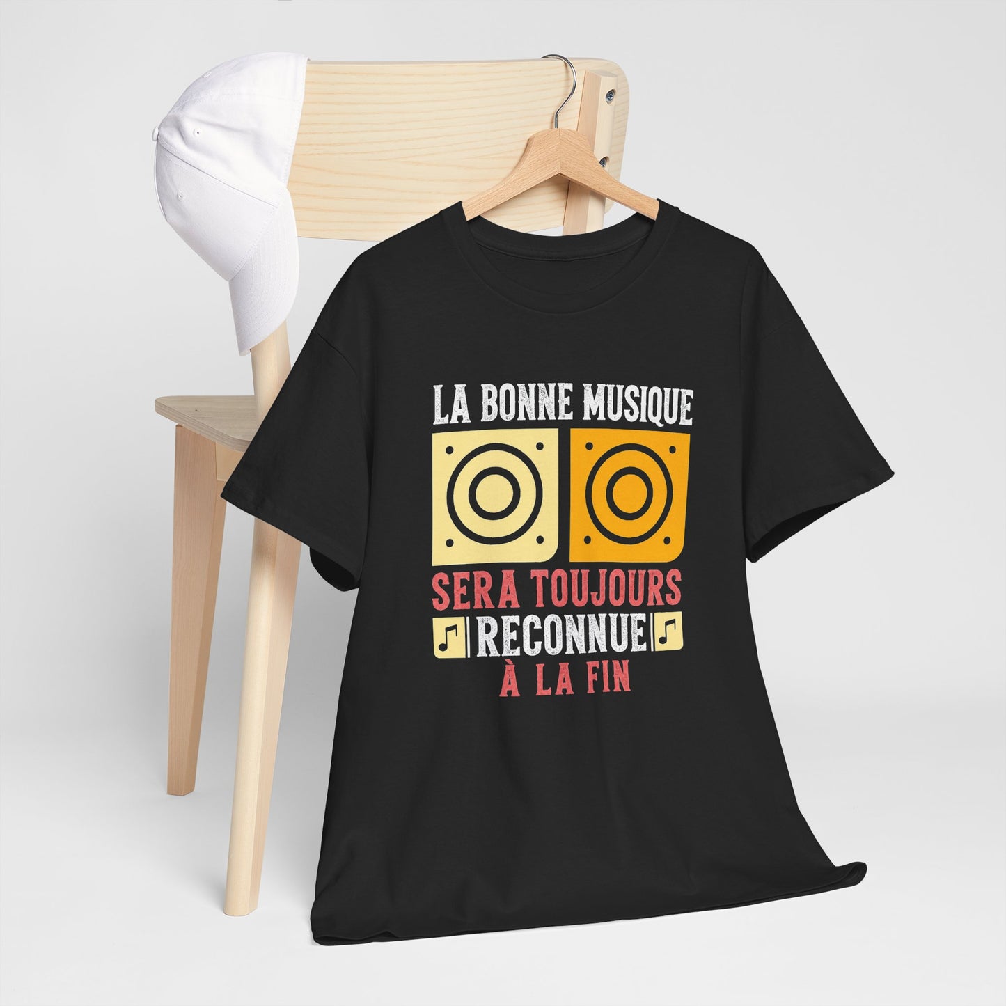Tee Shirt Homme et Femme Musique Mélomane Passion Musicale Enceinte Son Vintage Idée Cadeau