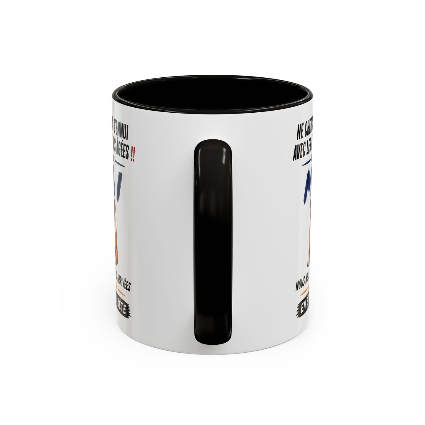 Tasse Humour Personnes Nées en Mai – Mug Bulldog Drôle Senior Retraité – Cadeau Anniversaire Homme Femme 325ml