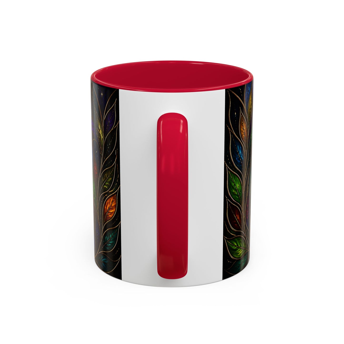 Tasse Cheval Style Vitrail – Mug Artistique Multicolore avec Lune et Cheval Élégant – Céramique 325ml
