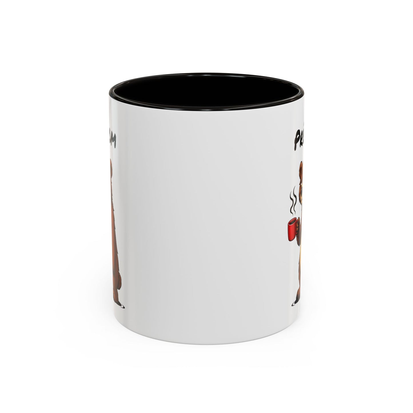Tasse Ours Fatigué avec Café – Mug Animal Mignon et Humour – Illustration Cartoon 325ml
