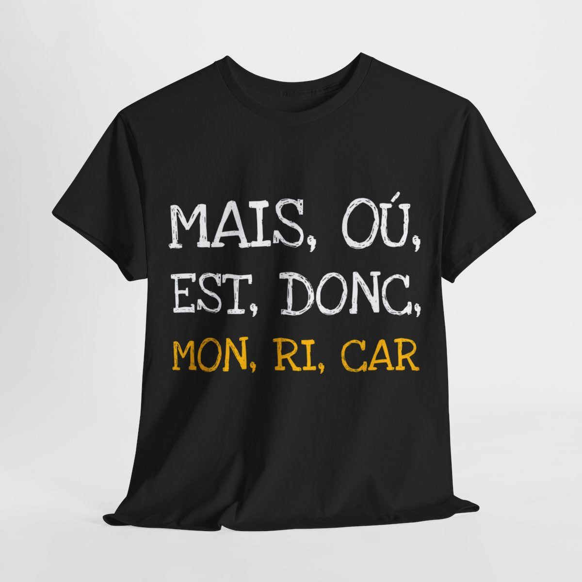 Tee shirt Unisex Mais ou est donc mon ricar Idée cadeau humour drôle amusant