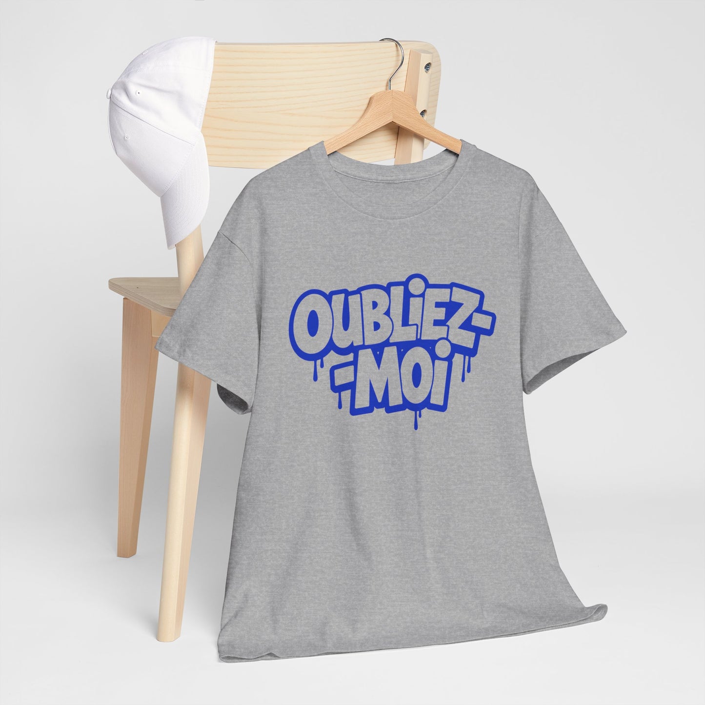 T-Shirt Oubliez Moi Homme Femme – Tee Shirt Graffiti Streetwear – Cadeau Style Urbain Noir Blanc Gris