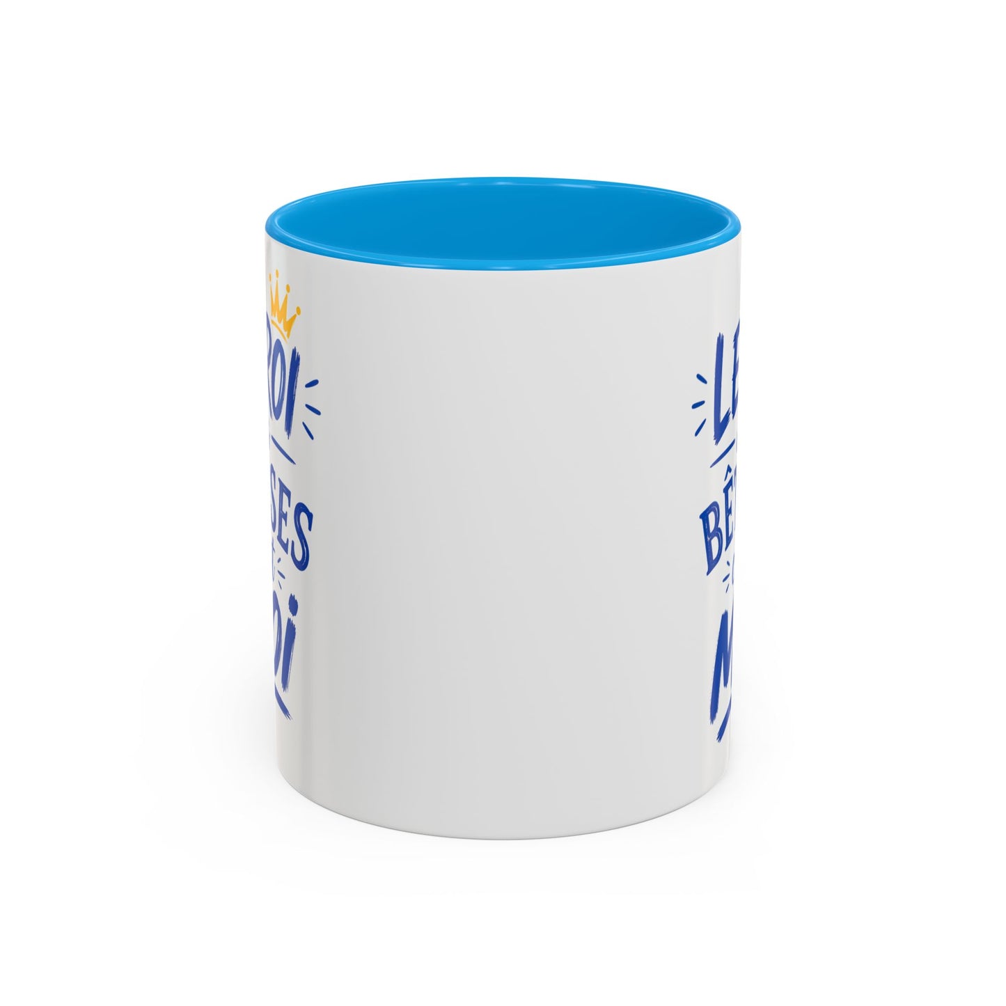 Mug Homme Humour – Tasse Drôle Le Roi des Bêtises c’est Moi – Cadeau Original Homme Anniversaire Noël 325ml