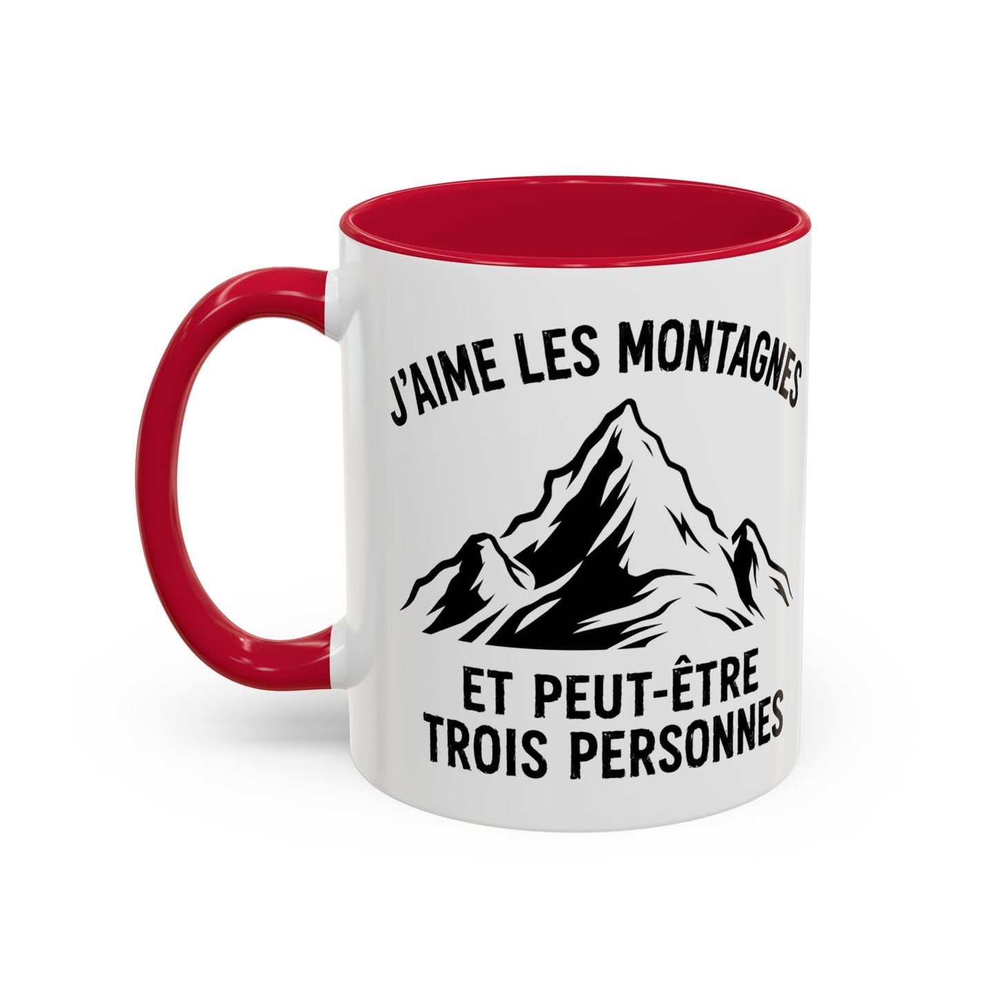 Tasse Montagne Homme et Femme – Mug Humour Randonnée Nature Alpinisme – Cadeau Original Randonneur Campeur Amoureux des Sommets – 325 ml