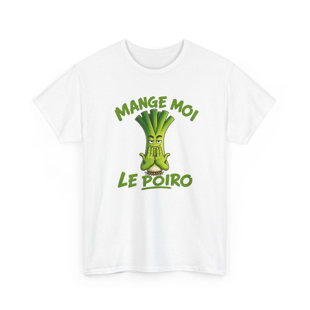 Tee Shirt Poireau JuL Humour Homme Femme – T-Shirt Drôle Légume Vert – Idée Cadeau Original