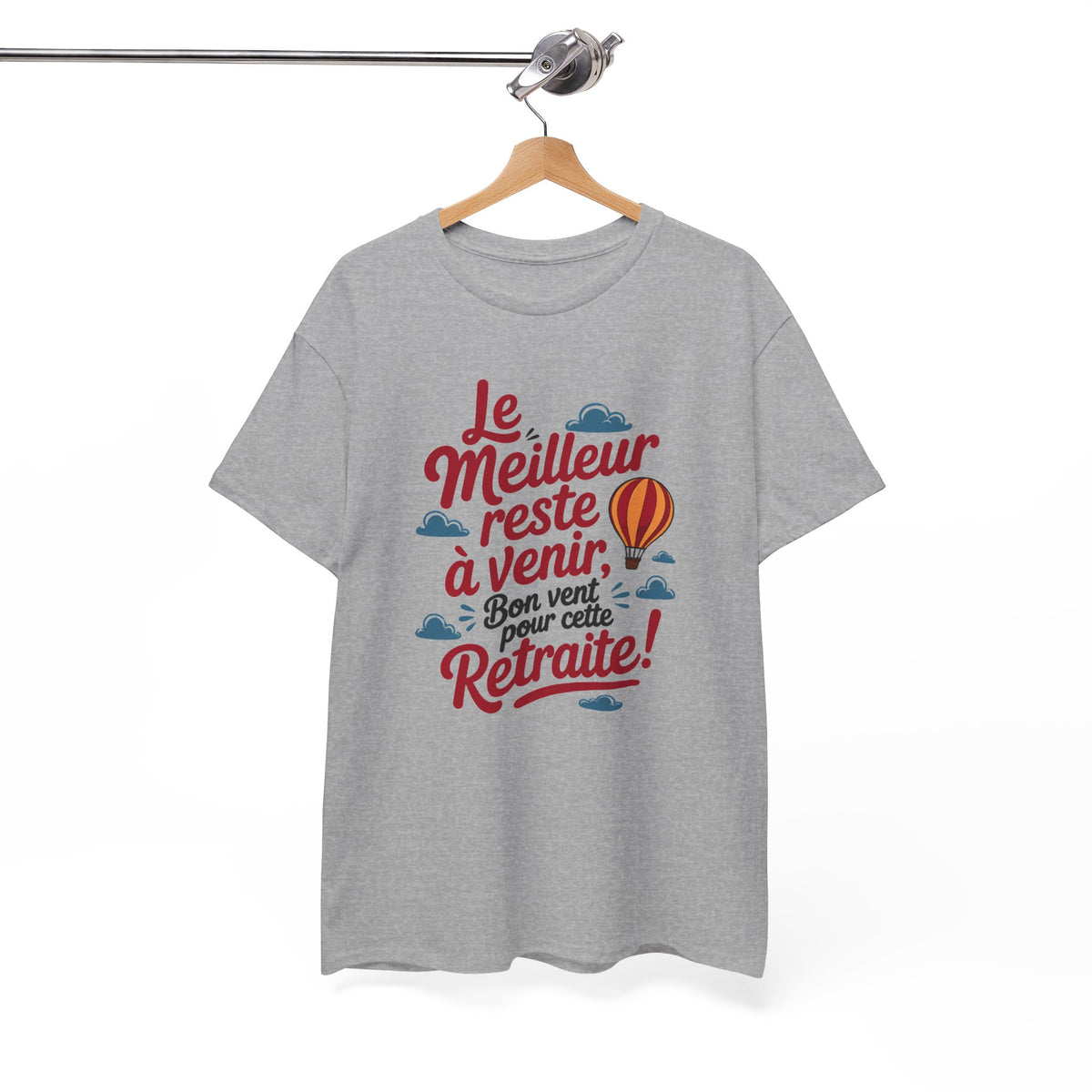 Tee Shirt Retraite Homme et Femme – Le Meilleur Reste à Venir – Cadeau Départ en Retraite