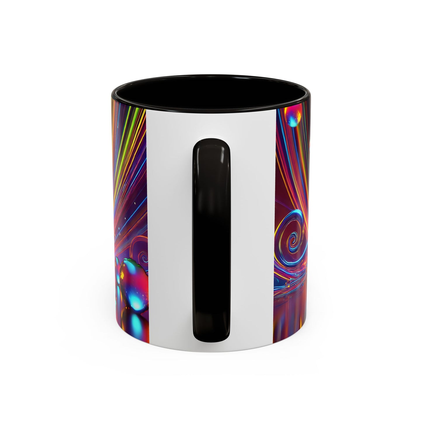 Mug Grenouille Psychédélique Colorée – Tasse Art Néon Fantaisie avec Effet Rainbow et Univers Abstrait – Cadeau Original 325ml