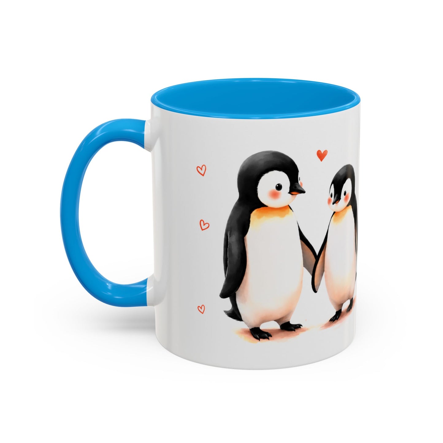 Tasse Tu Es Mon Pingouin – Mug Couple Amoureux Pingouins – Cadeau Saint-Valentin Homme Femme 325ml