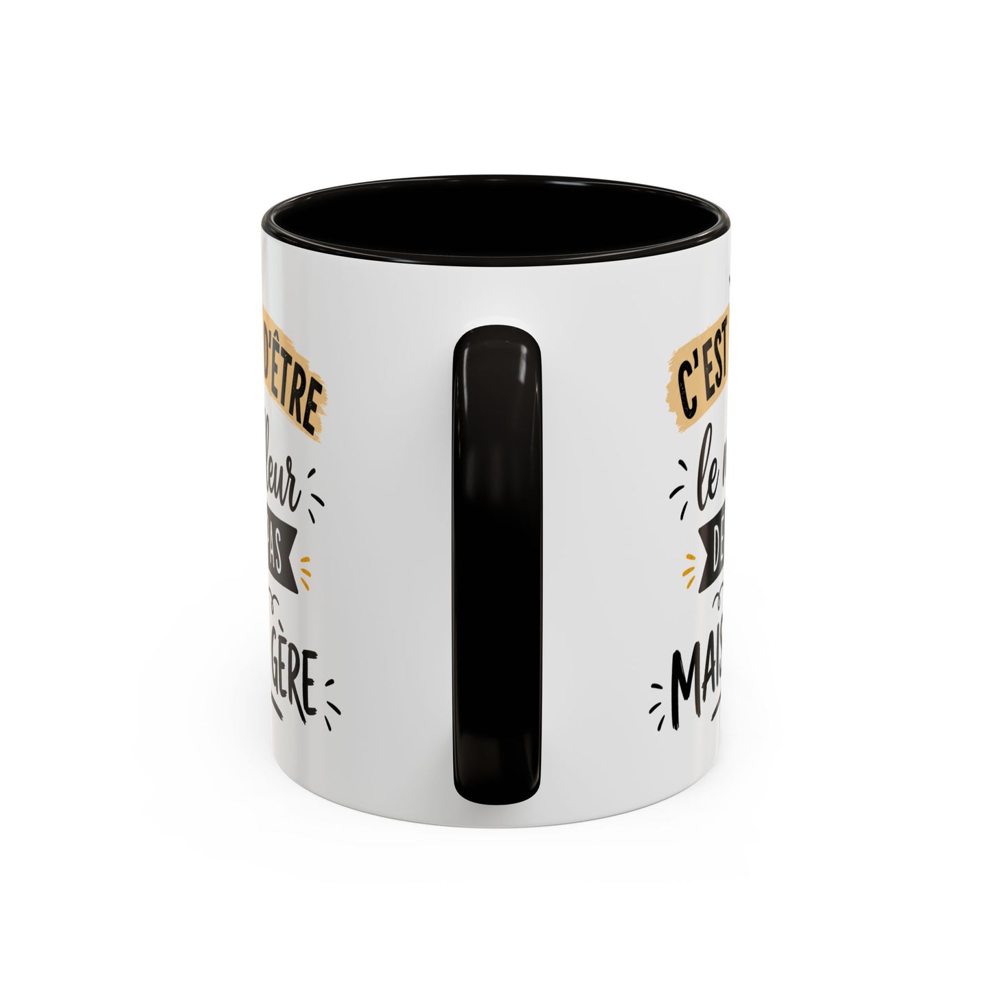 Tasse C’Est Dur D’Être Le Meilleur Des Papas Mais Je Gère – Mug Humour Papa Vintage – Cadeau Fête des Pères 325ml