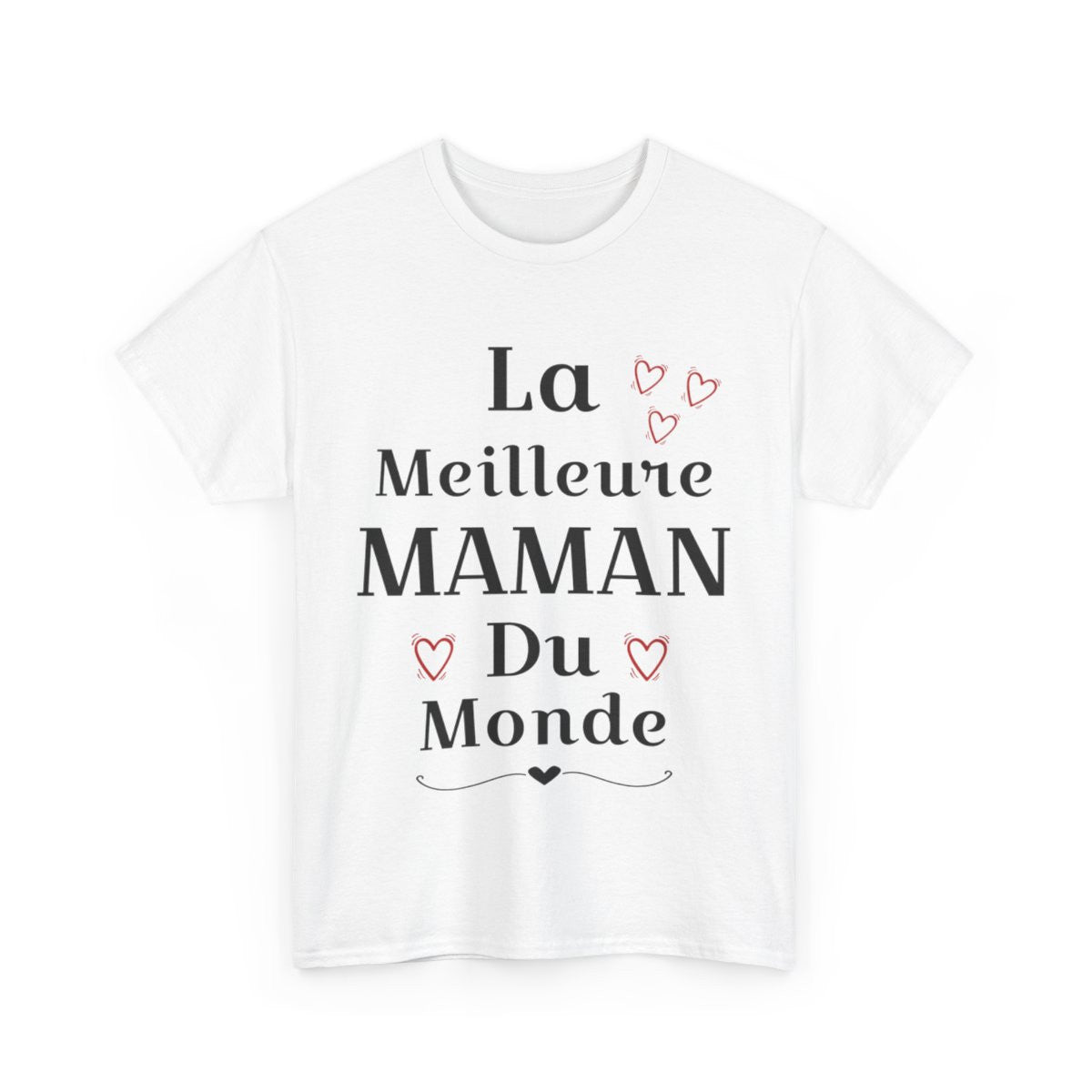 Tee shirt Femme La meilleure Maman du monde idée cadeau fête des mères amour