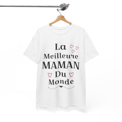 Tee shirt Femme La meilleure Maman du monde idée cadeau fête des mères amour