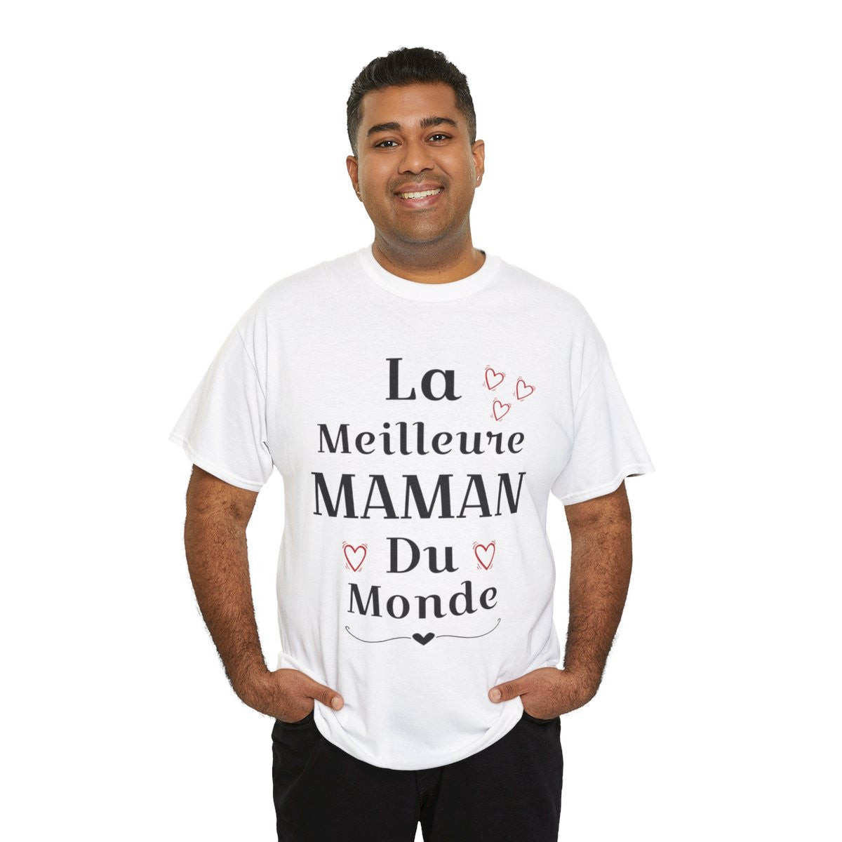 Tee shirt Femme La meilleure Maman du monde idée cadeau fête des mères amour