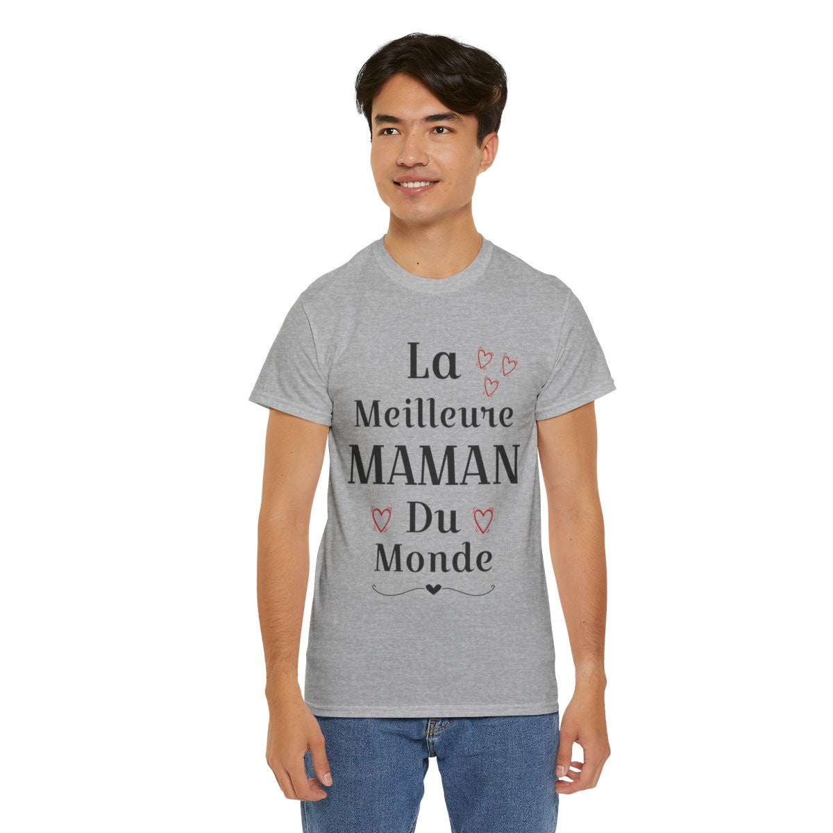 Tee shirt Femme La meilleure Maman du monde idée cadeau fête des mères amour