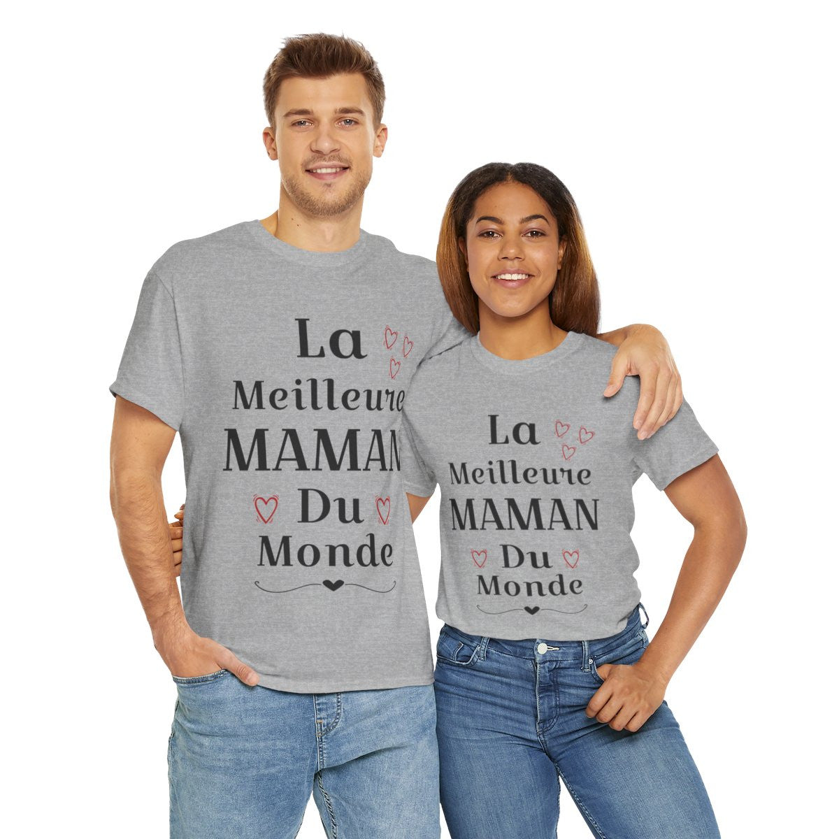 Tee shirt Femme La meilleure Maman du monde idée cadeau fête des mères amour