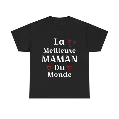 Tee shirt Femme La meilleure Maman du monde idée cadeau fête des mères amour
