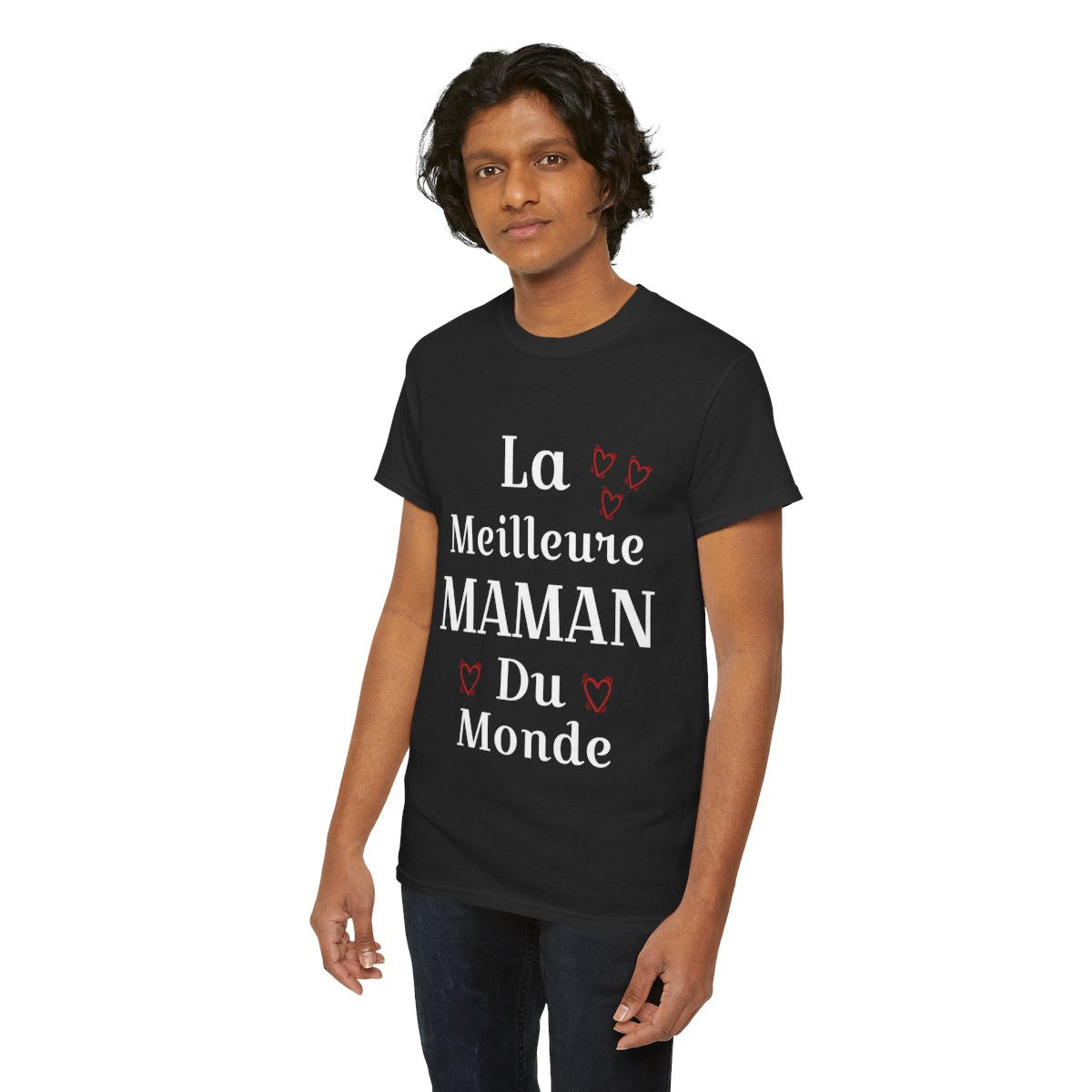 Tee shirt Femme La meilleure Maman du monde idée cadeau fête des mères amour