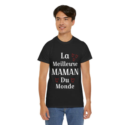 Tee shirt Femme La meilleure Maman du monde idée cadeau fête des mères amour
