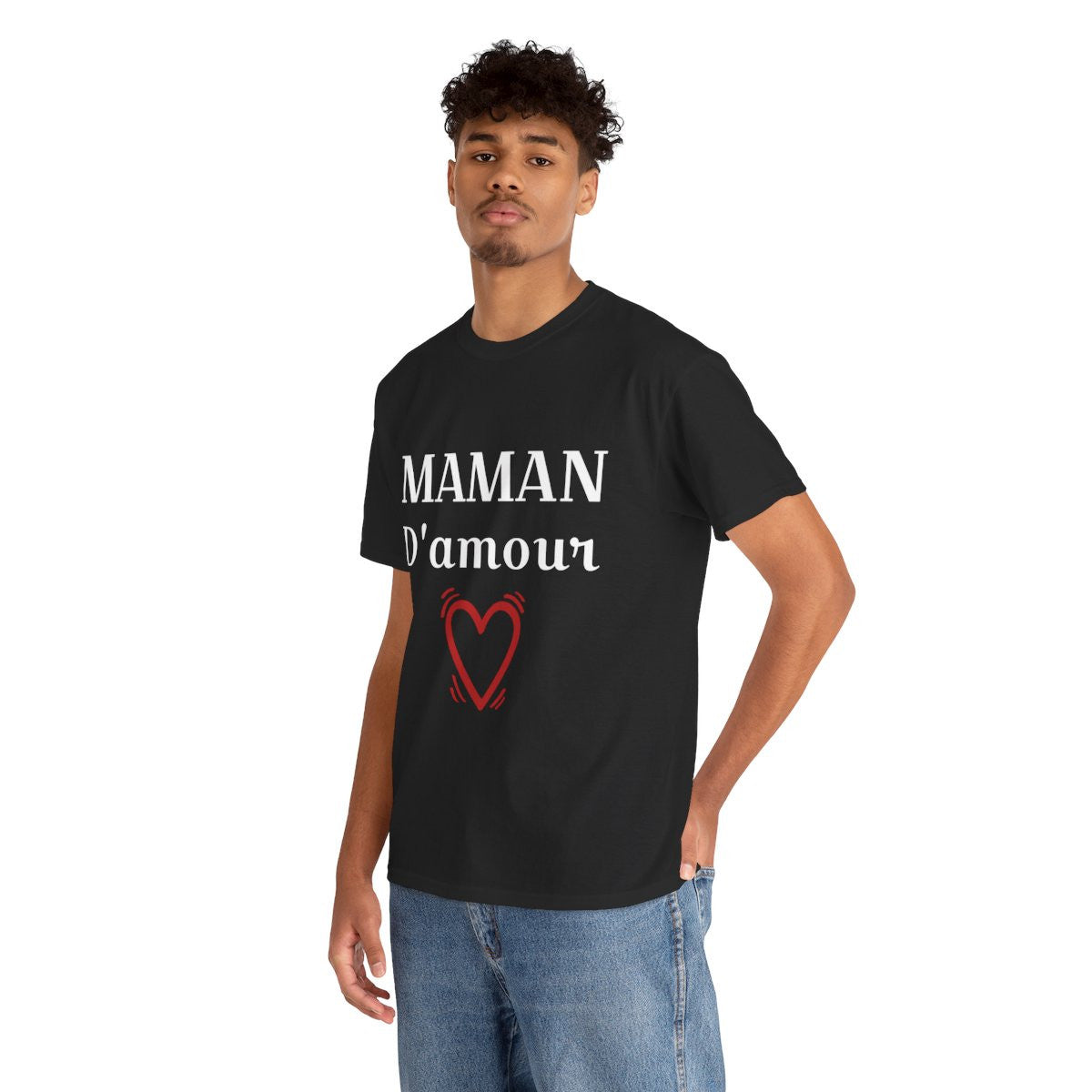 Tee shirt Femme Maman d'amour idée cadeau fêtes des mères anniversaire