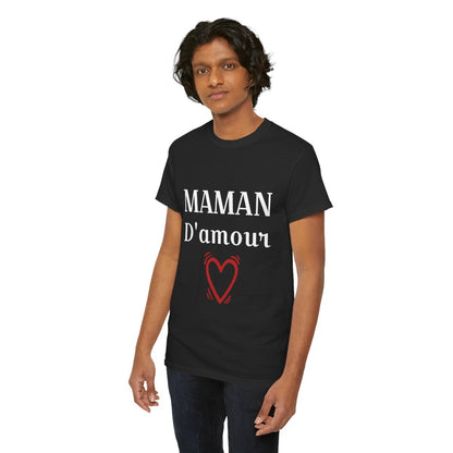 Tee shirt Femme Maman d'amour idée cadeau fêtes des mères anniversaire