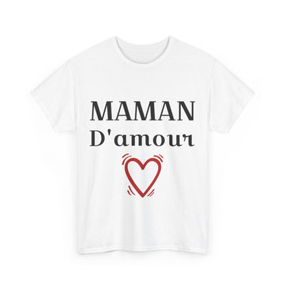 Tee shirt Femme Maman d'amour idée cadeau fêtes des mères anniversaire