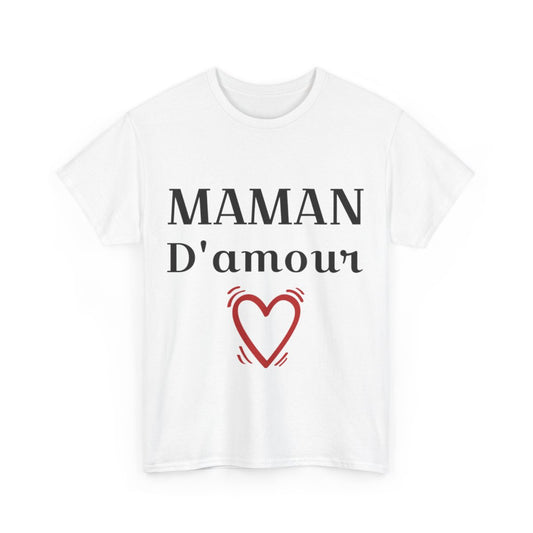 Tee shirt Femme Maman d'amour idée cadeau fêtes des mères anniversaire