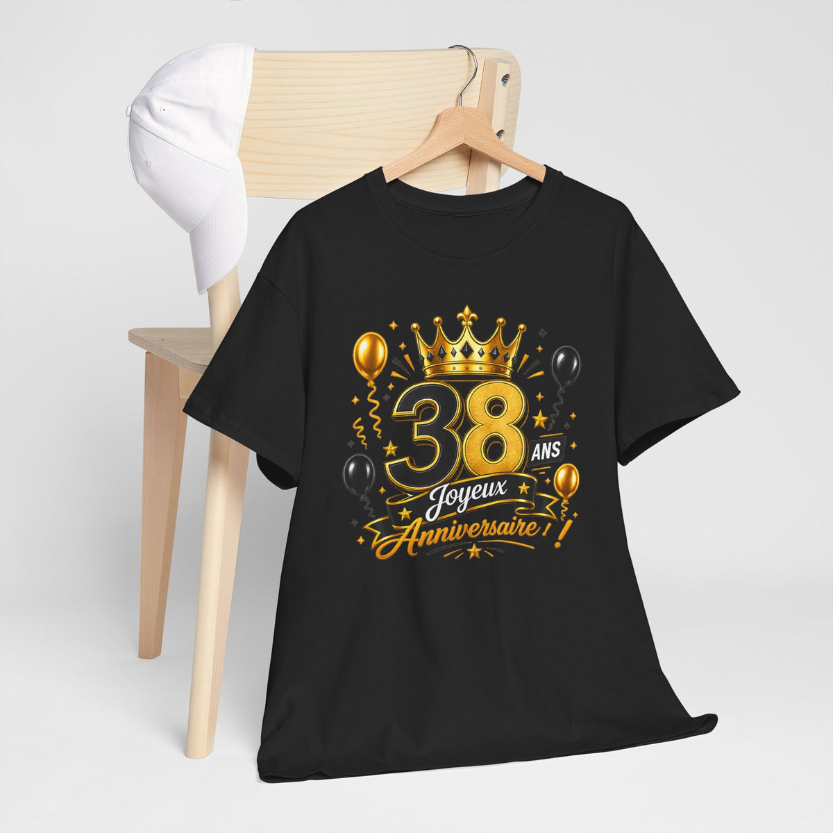 Tee Shirt Anniversaire 38 Ans Homme et Femme Joyeux Anniversaire Cadeau 38 Ans Idée Cadeau Adulte