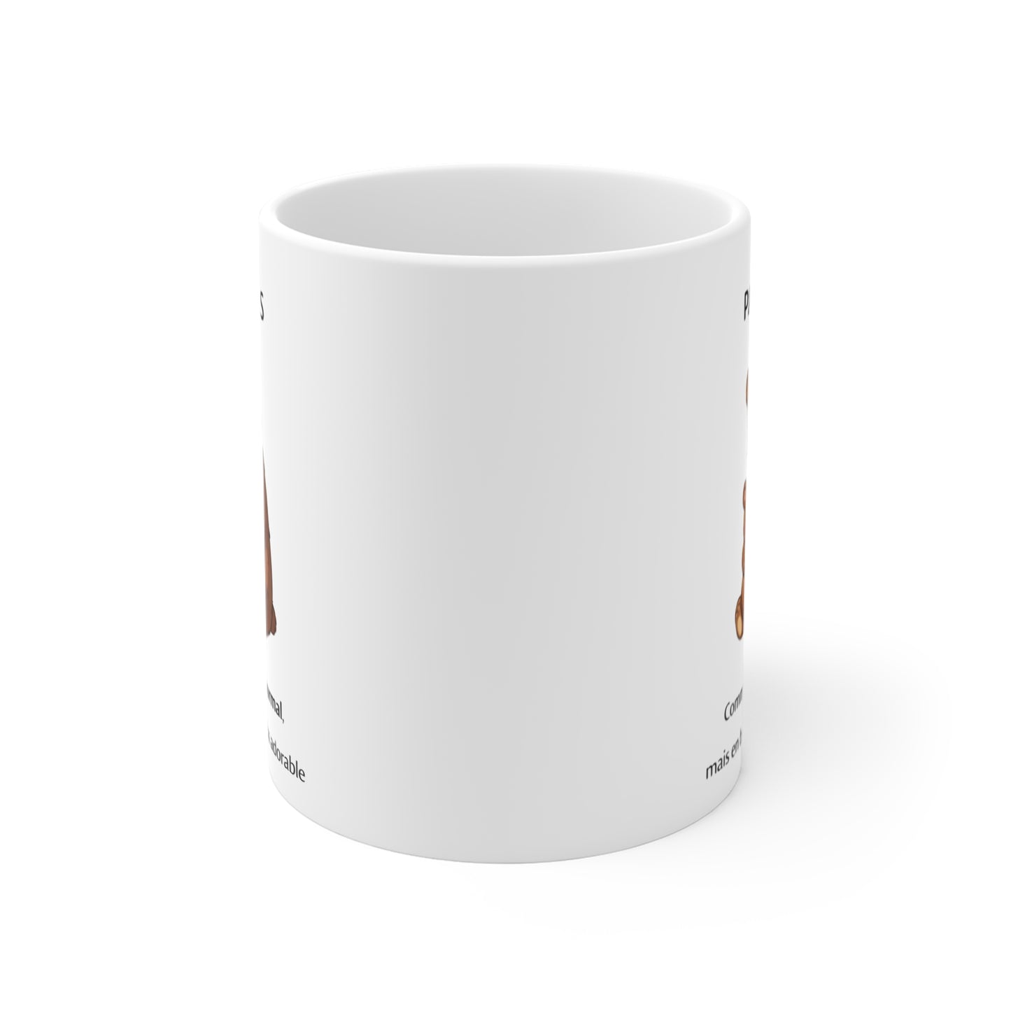 Tasse Papi Ours – Mug Cadeau Papi Mignon – Illustration Ours Amour Grand-Père Original 325ml