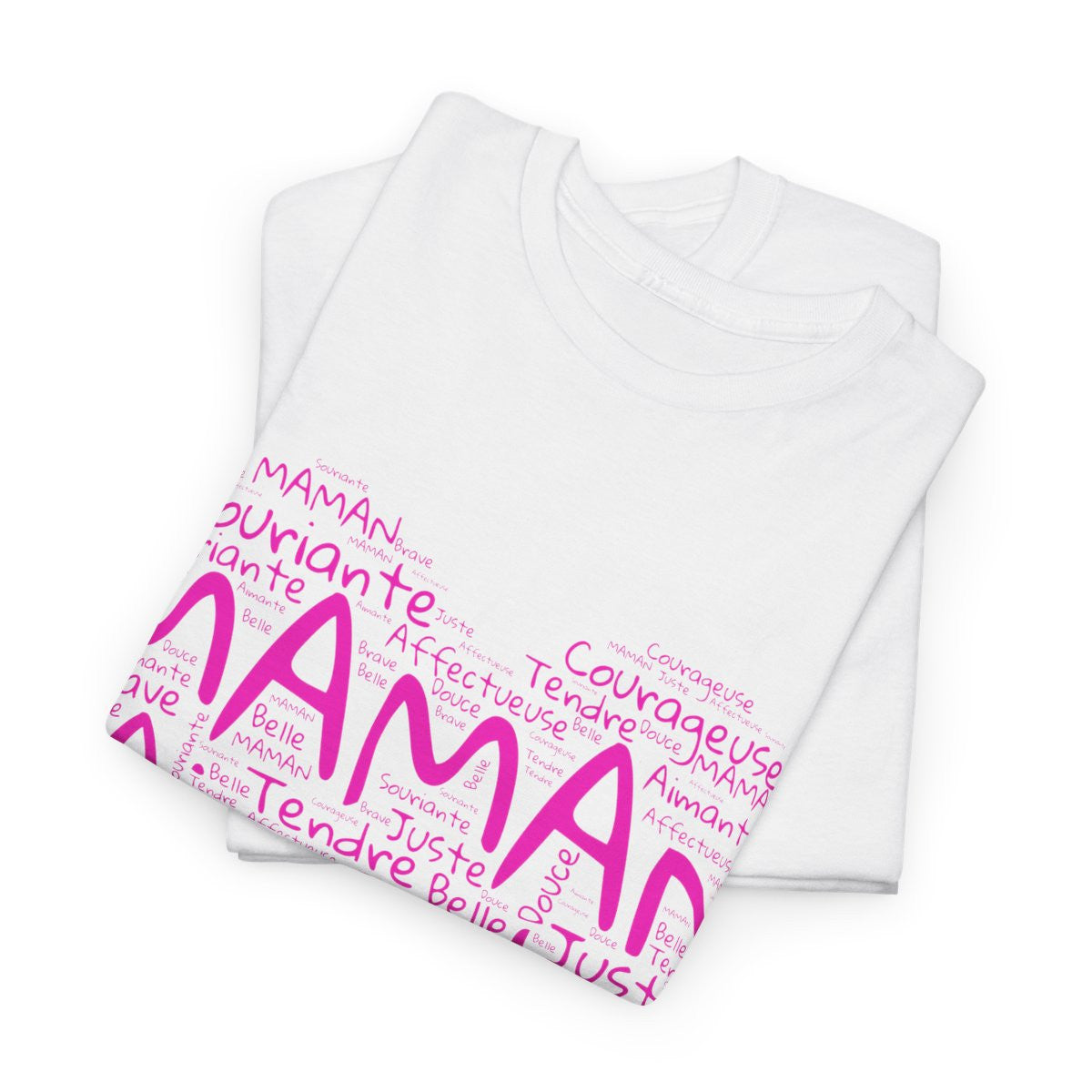 Tee shirt Femme Maman aimante belle idée cadeau fête des mères anniversaire amour love coeur
