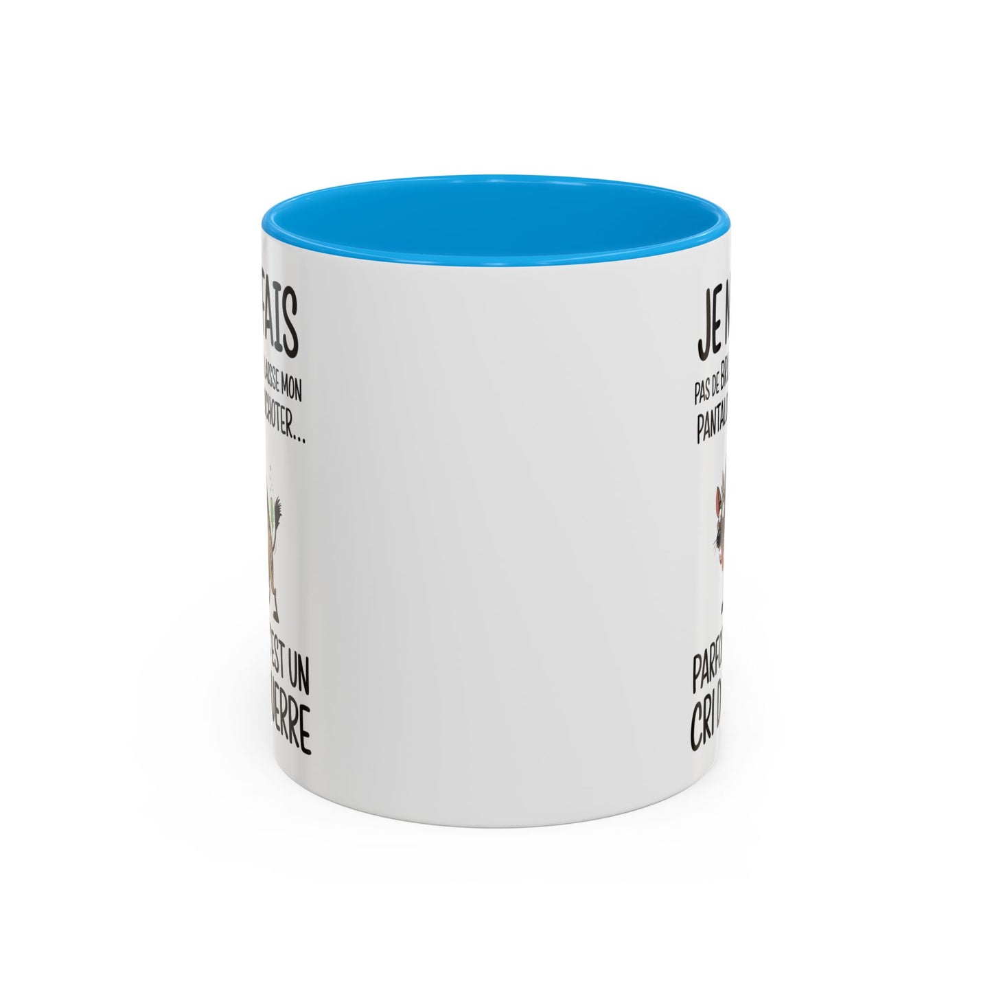 Tasse Je Ne Fais Pas De Bruit Je Laisse Mon Pantalon Chuchoter – Mug Humour Hyène – Cadeau Blague Adulte 325ml