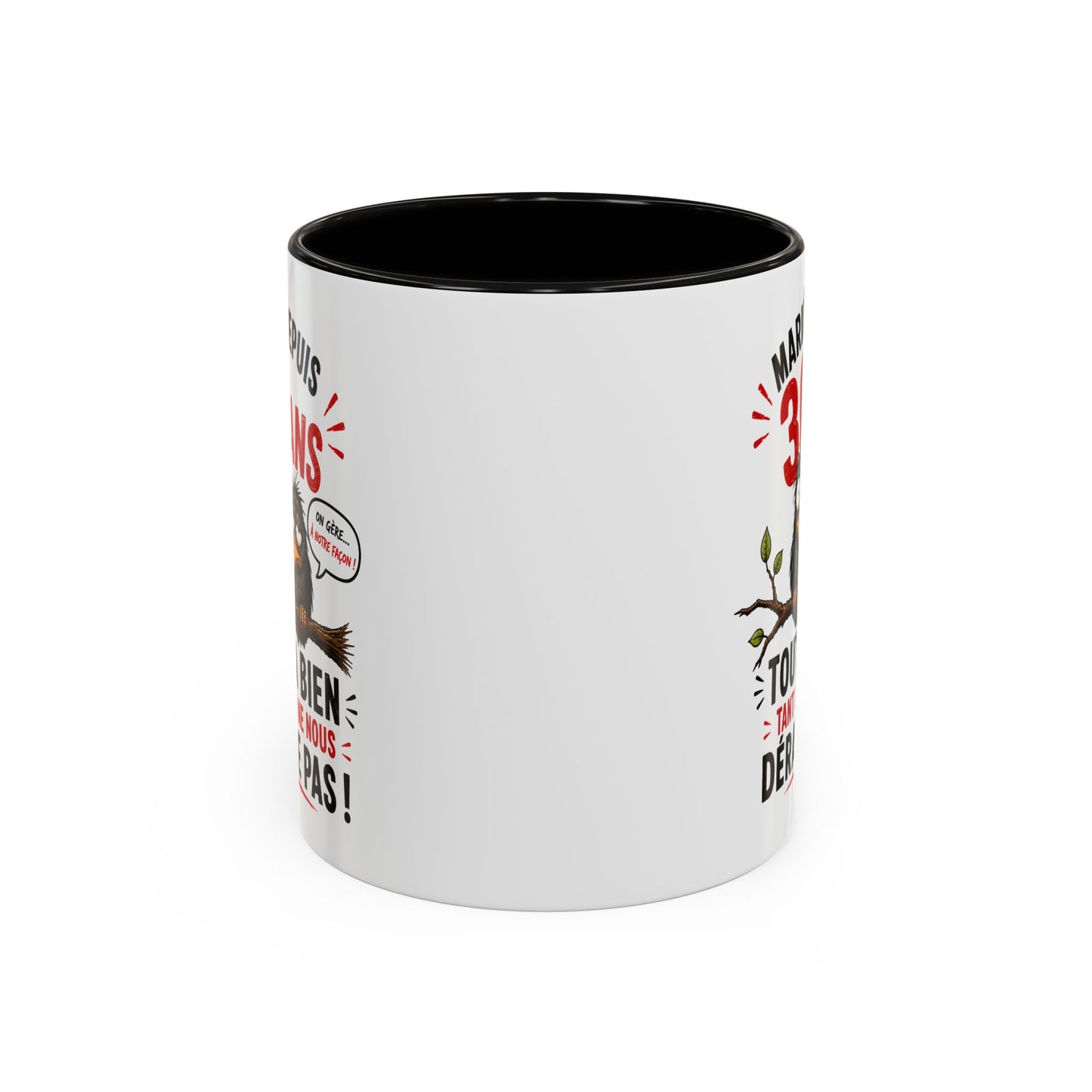 Tasse Mariés Depuis 30 Ans – Mug Humour Anniversaire de Mariage Homme Femme – Cadeau Couple 30 Ans de Mariage 325 ml